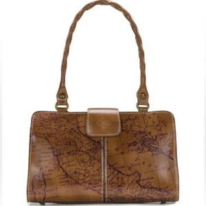 Patricia Nash Rienzo Signature Map Satchel